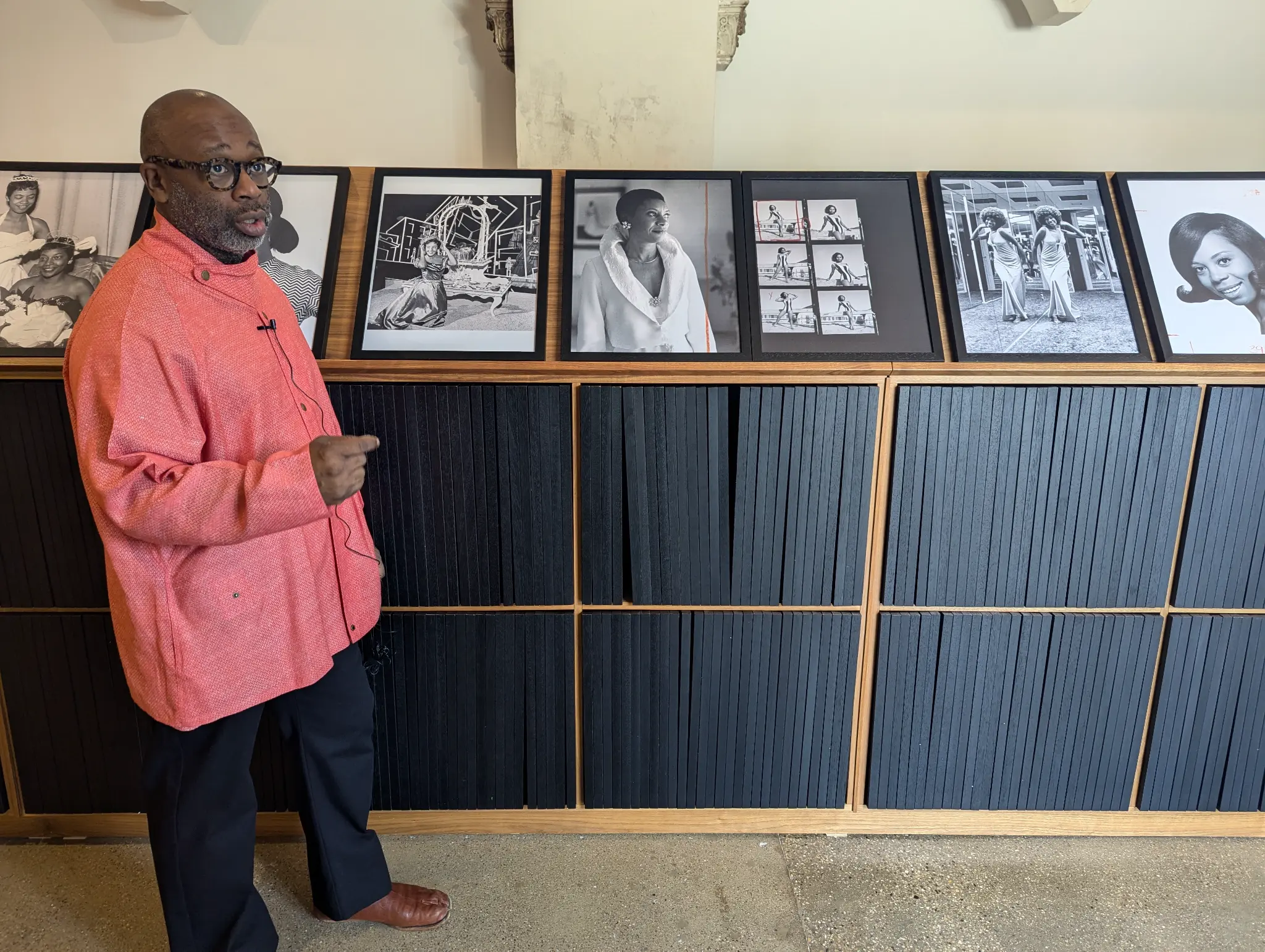 Theaster Gates at exhibition installation