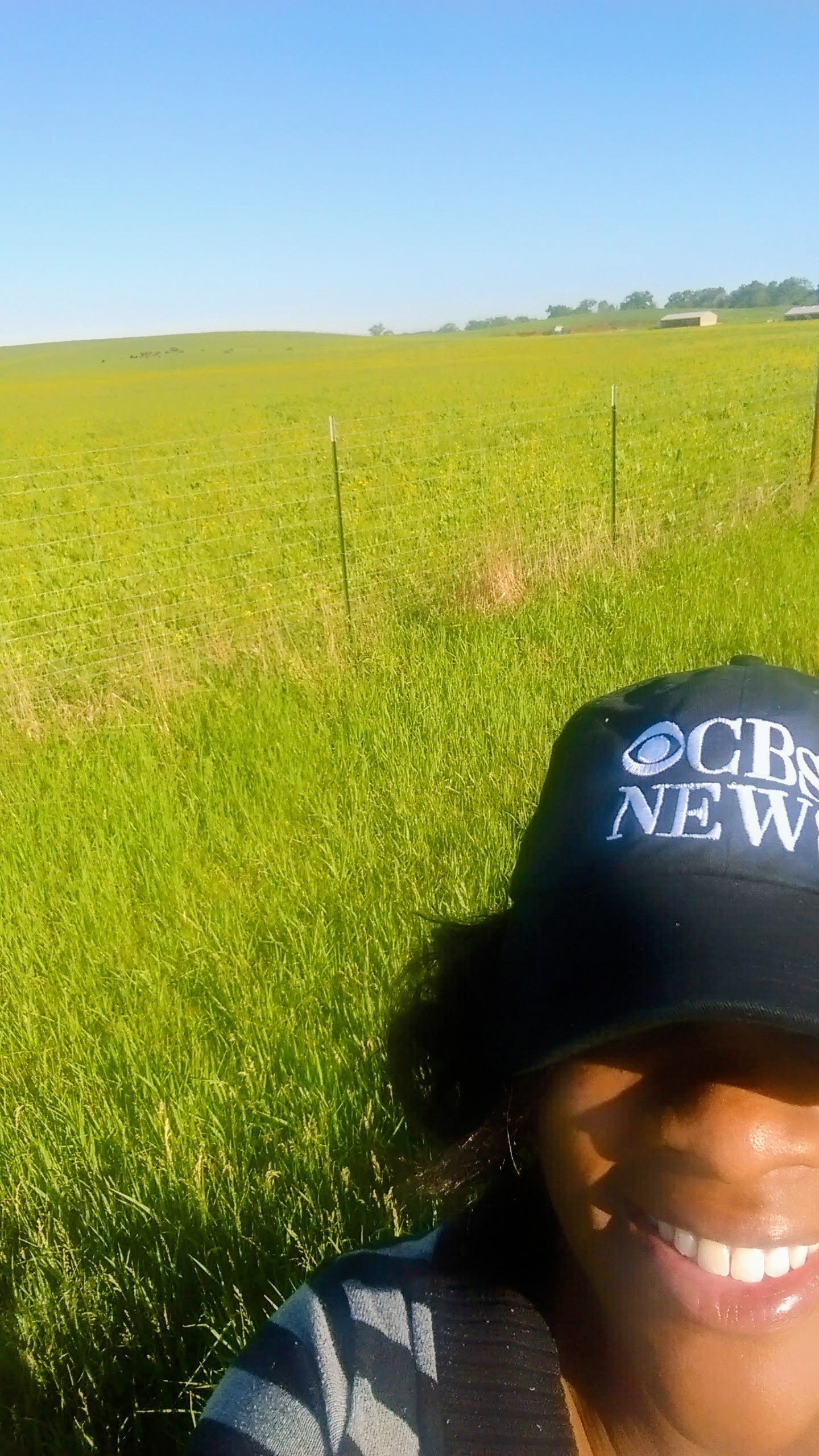 Behind the scenes at CBS News shoot